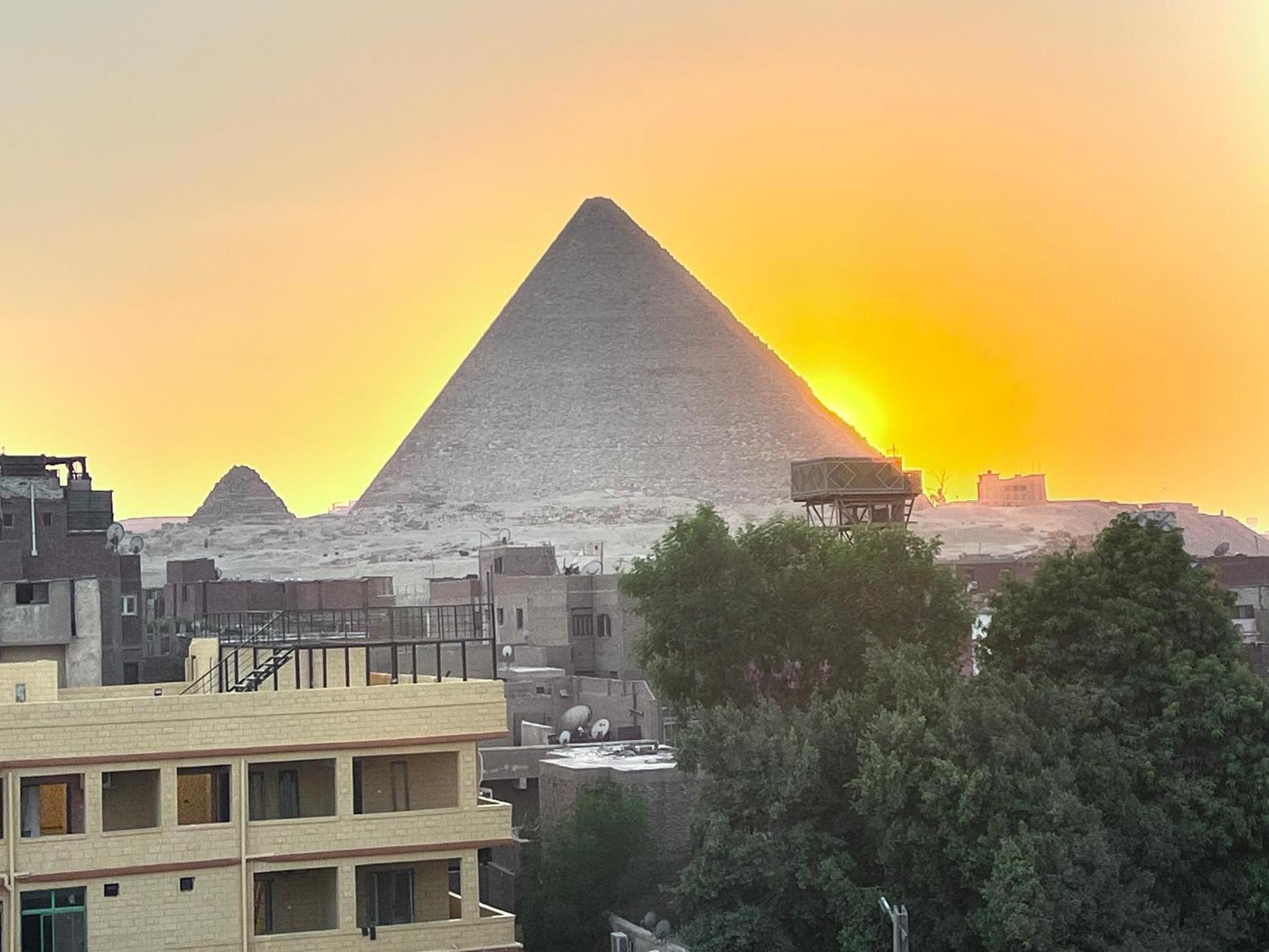 El Aida Pyramids View Hotel Kafret el-Gabal Dış mekan fotoğraf