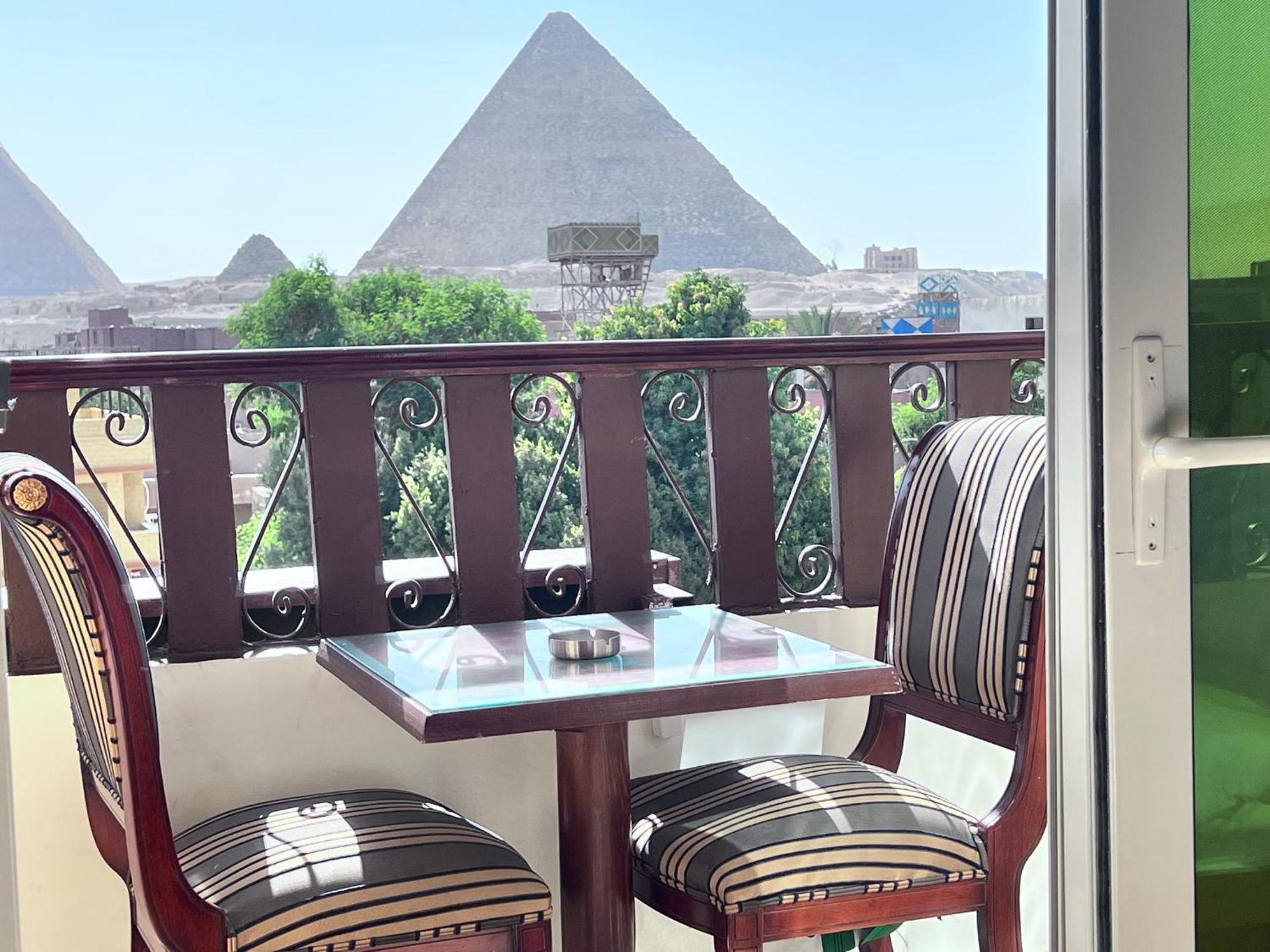 El Aida Pyramids View Hotel Kafret el-Gabal Dış mekan fotoğraf