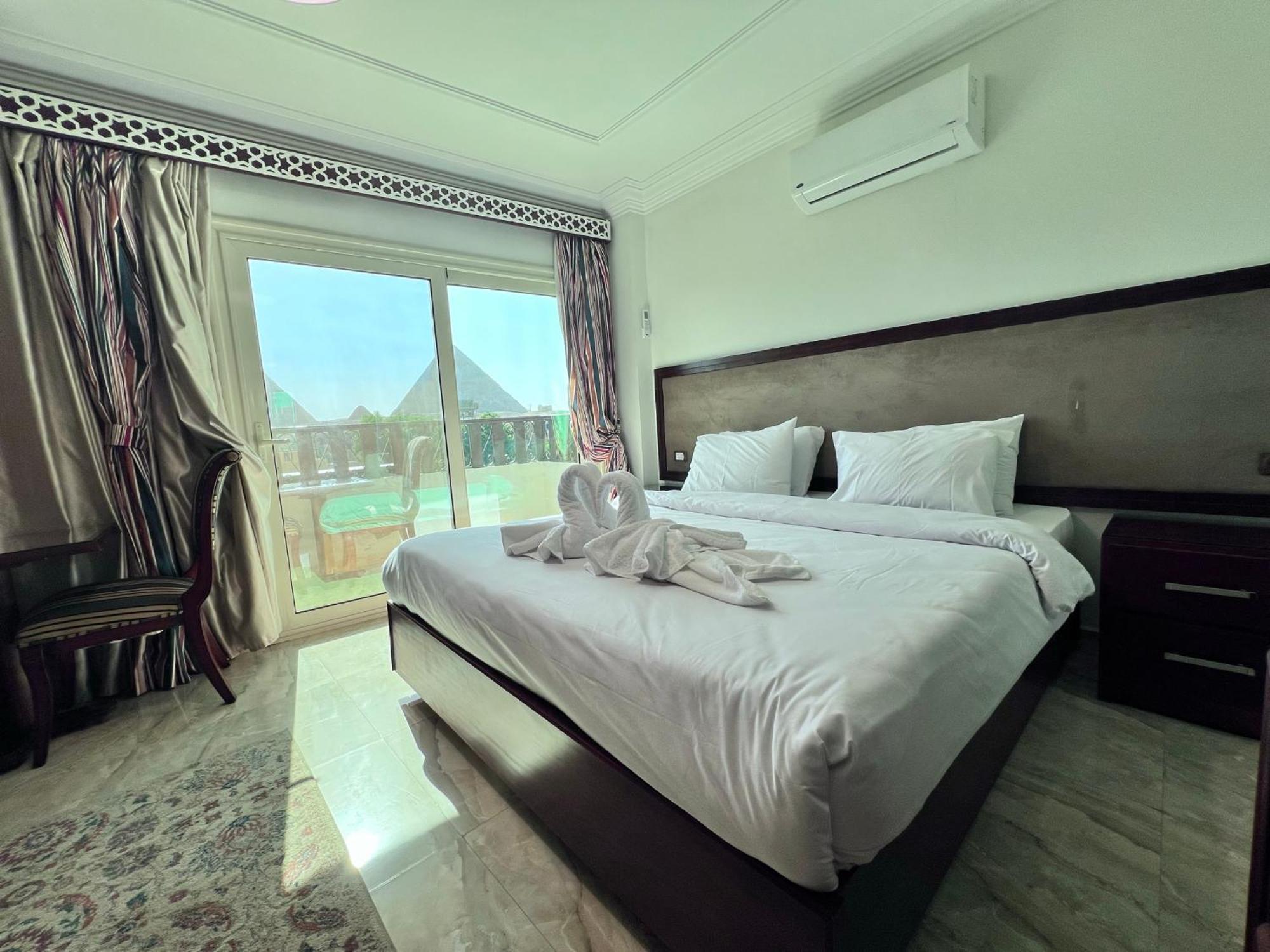 El Aida Pyramids View Hotel Kafret el-Gabal Dış mekan fotoğraf