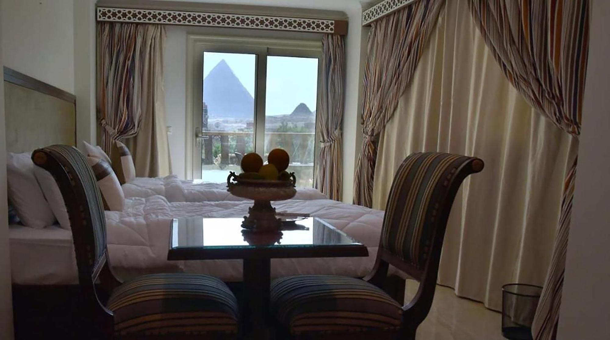 El Aida Pyramids View Hotel Kafret el-Gabal Dış mekan fotoğraf