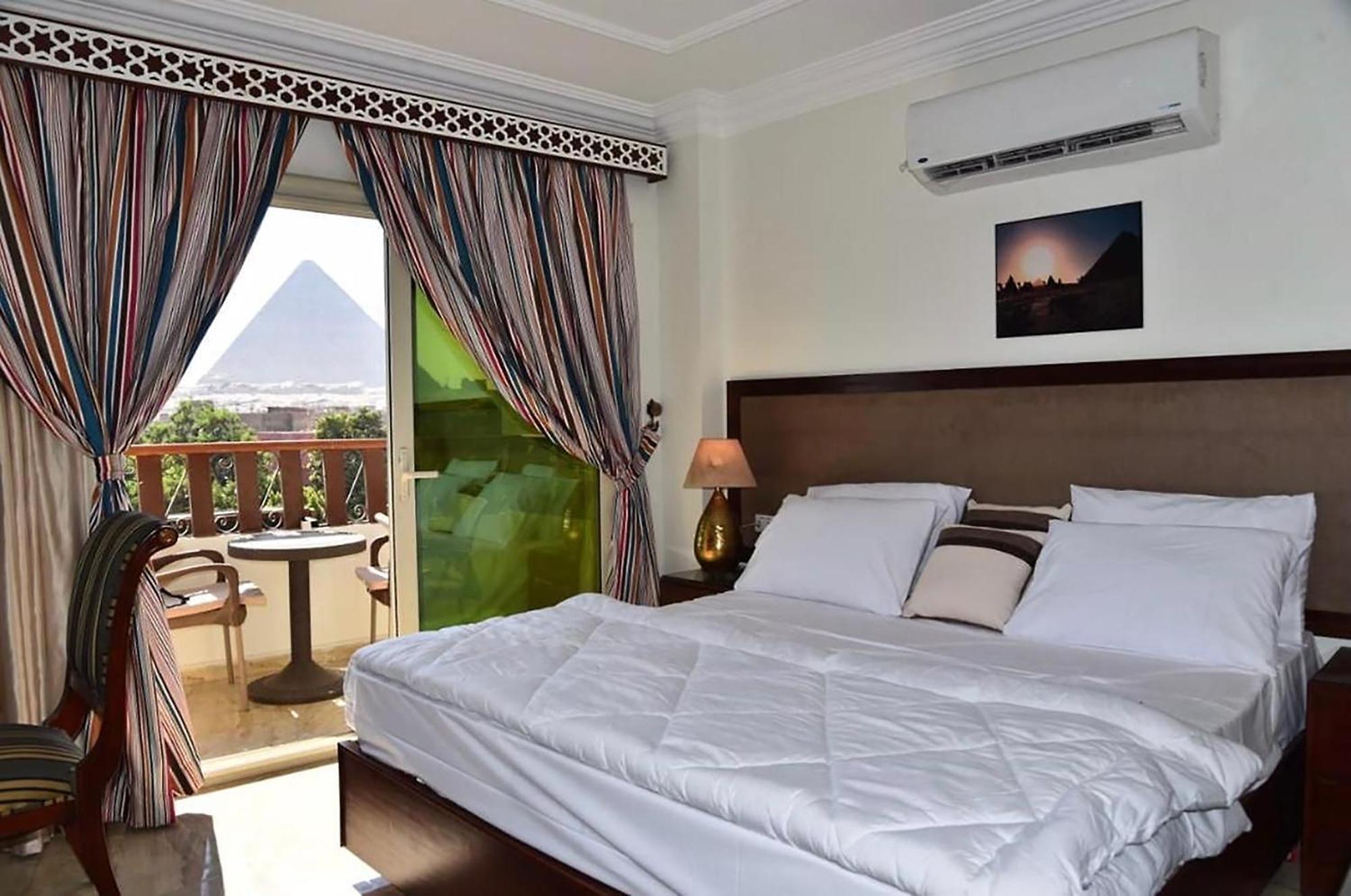 El Aida Pyramids View Hotel Kafret el-Gabal Dış mekan fotoğraf