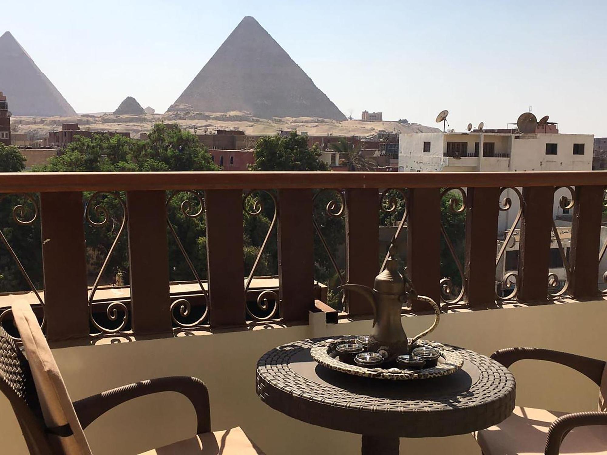 El Aida Pyramids View Hotel Kafret el-Gabal Dış mekan fotoğraf