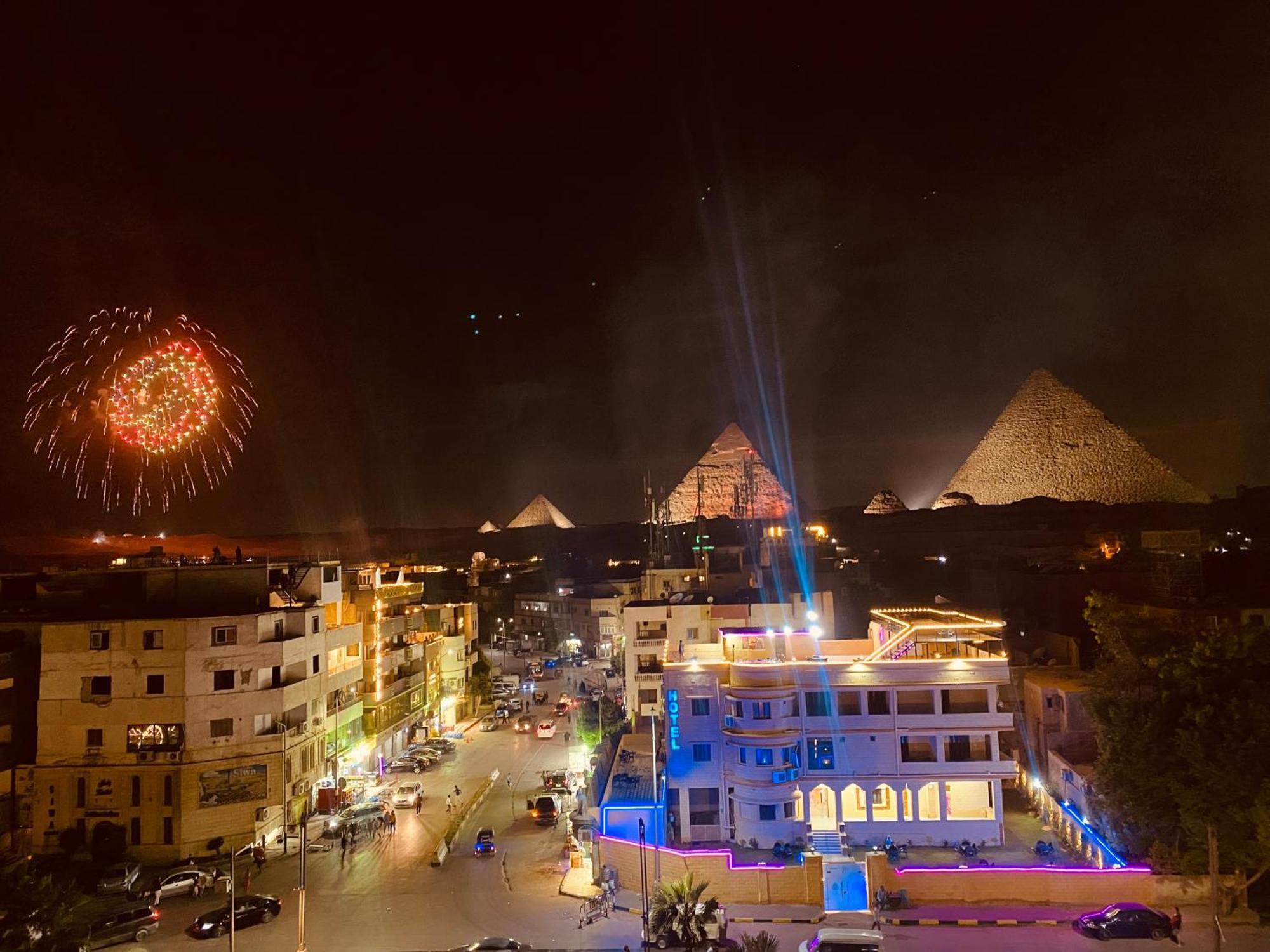El Aida Pyramids View Hotel Kafret el-Gabal Dış mekan fotoğraf
