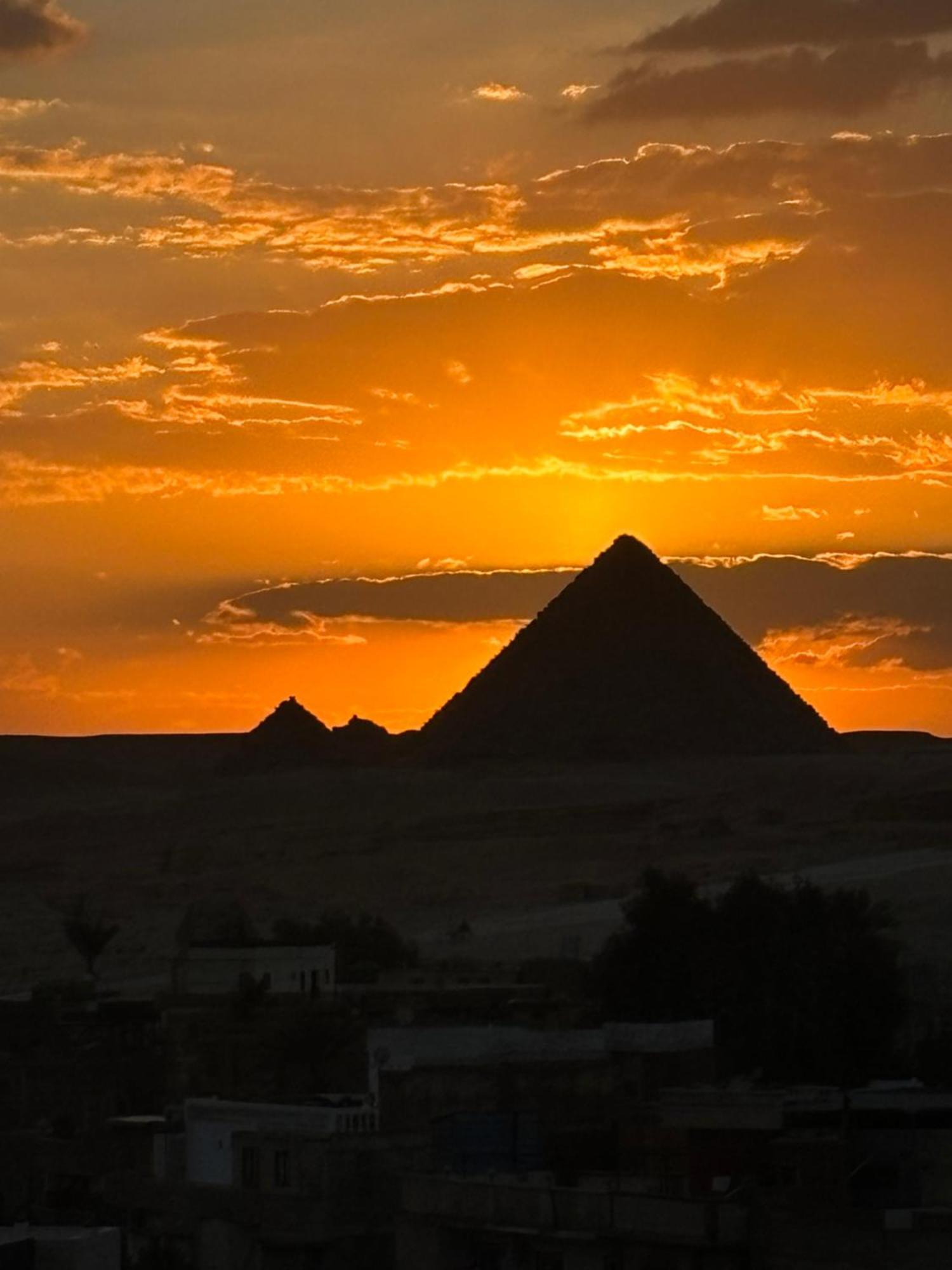 El Aida Pyramids View Hotel Kafret el-Gabal Dış mekan fotoğraf