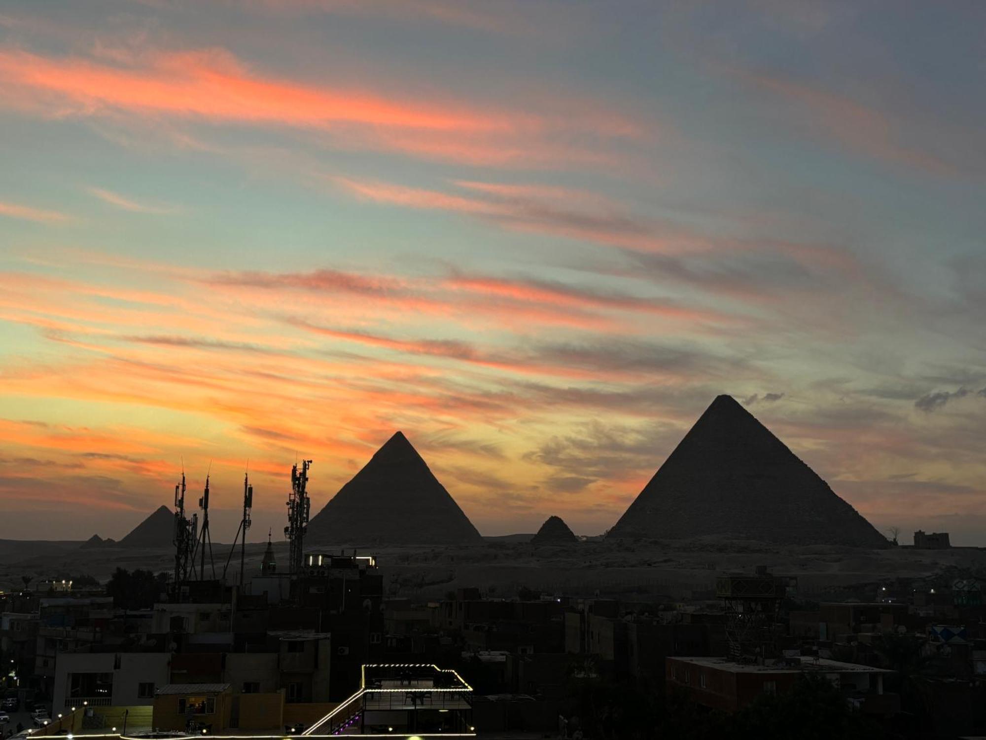 El Aida Pyramids View Hotel Kafret el-Gabal Dış mekan fotoğraf